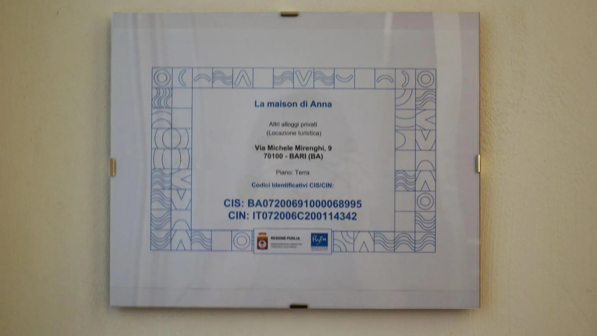La Maison Di Anna Bari Apartament